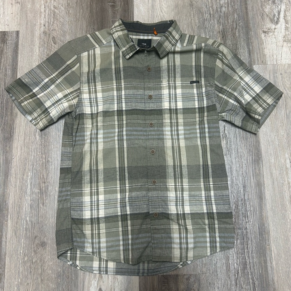 Men’s Sitka Ambary Shirt Sleeve Button Up Shirt Size Medium